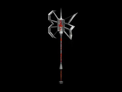 Fire Melee Collection Low-poly 3D model