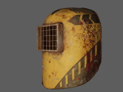 3D Mask Free low-poly 3D model