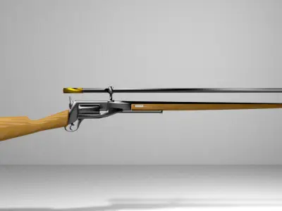 Revolver - Rifle Type 2 3D model