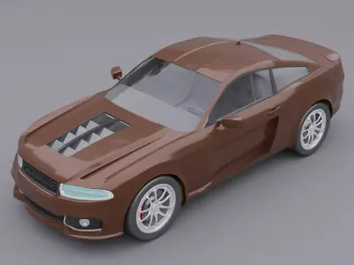 Generic Muscle car Mark 3b 3D model