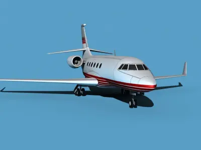 Dassault Falcon 2000 V05 3D model