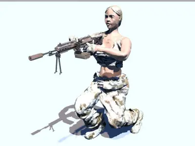 Jenny The Killer Low-poly 3D model