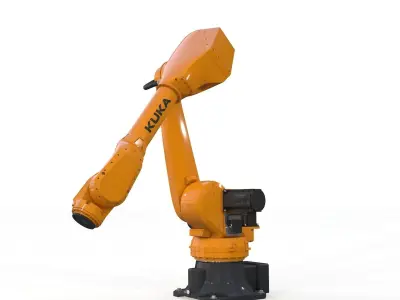 Robotic Arm Kuka Iontec Rigged  3D model