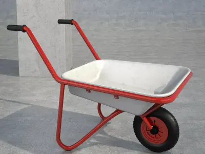 Wheelbarrow 3 3D model