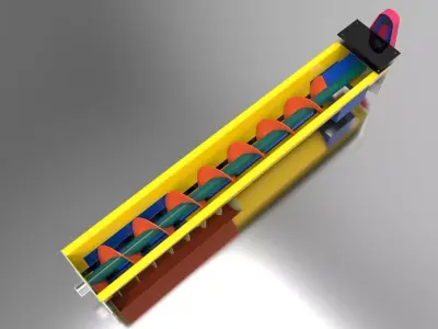 SCREW Drainer  Free 3D model