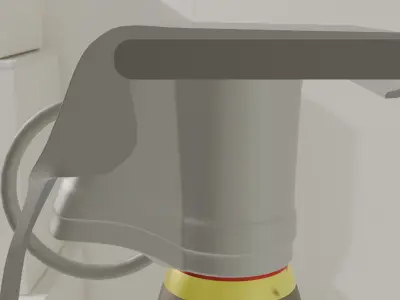 Mk2 Grenade  Low-poly 3D model