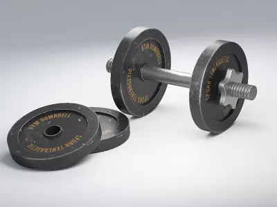 Gym Dumbbell 3 3D model