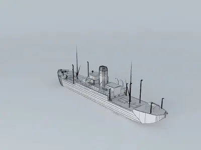 Cape Takasago pill Free 3D model