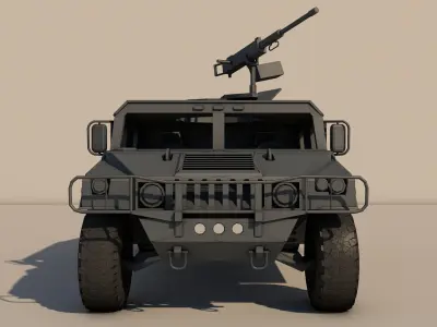 Hummer h1m1025 Free 3D model