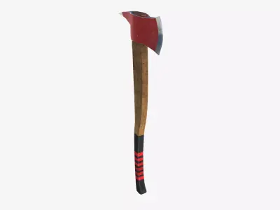 Axe 04 Low-poly 3D model