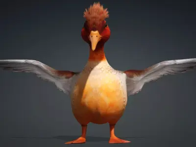 Duck-B4 3D model