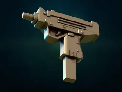 Gun I and pendant 3D print model