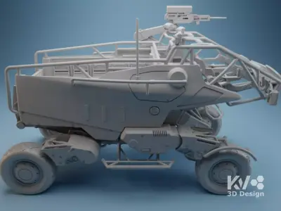 KV-Death Stranding-Pickup Off-Roader MULE 3D print model