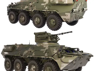 BTR 3E 2002 3D model