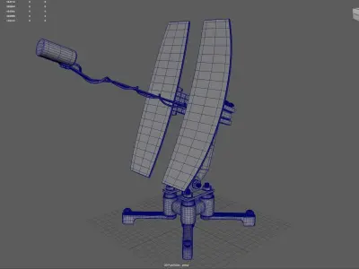 Sci-Fi Antenna 3D model buy