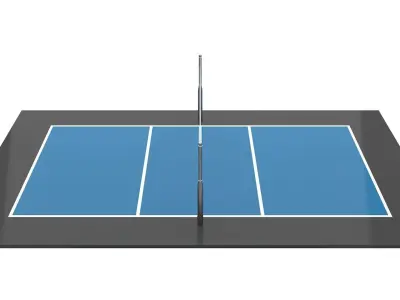 Volleyball Court 02 3D model