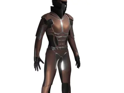 Robot - Sci Fi Armor - Rigged 3D model