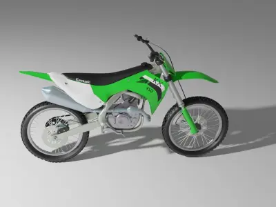 motorcycle kawasaki 3D model purchase