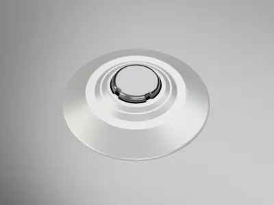 UFO - Sci Fi Flying Saucer Lowpoly Low-poly 3D model