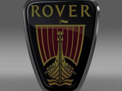 rover logo 3D model by Sergey