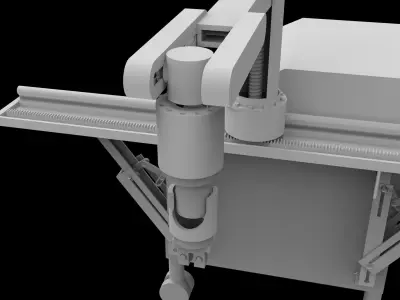 Mechanical gripper 3D model