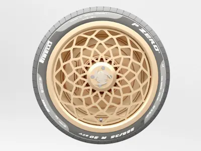 Wheel Tire 4 3D model