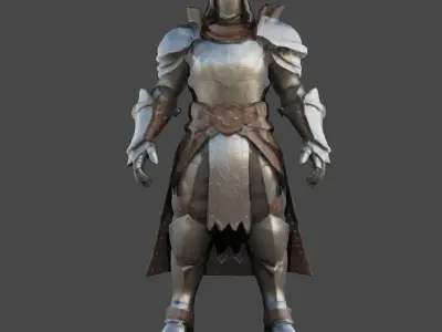 Humanoid gear 3D model 3D model