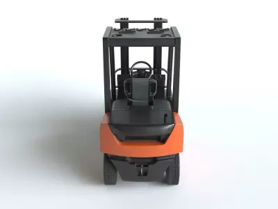 Forklifts Old and New PBR 3D model