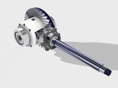 Differential Gear 3D model by tejindersingh-dhiman-17