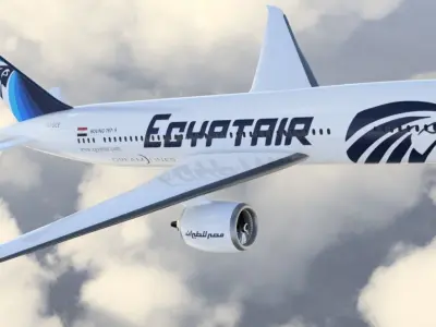 Boeing 787-9 Dreamliner Low-poly 3D model