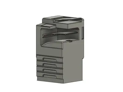 Model Railway Office Photocopier Printer 3D print model
