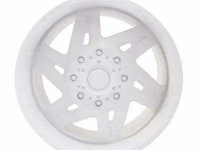 Car detailed alloy wheel   3D model