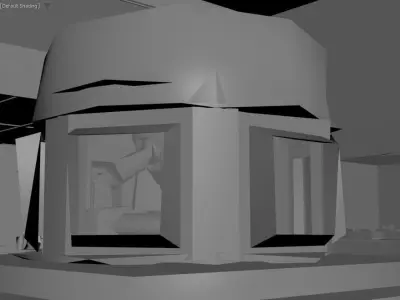 Sci-fi Lab- laboratory- interior 3D 3D model