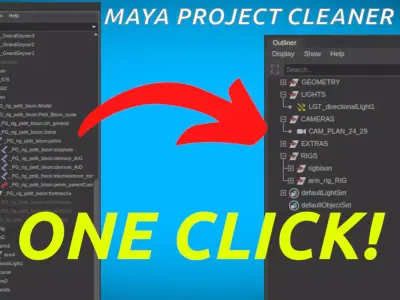 Maya Project Cleaner 3D model