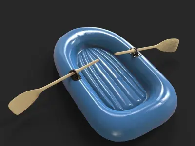 Rubber Boat 3D model