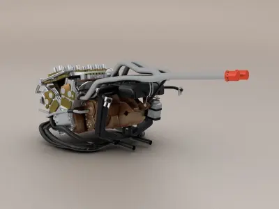 Motor Engine 3D model