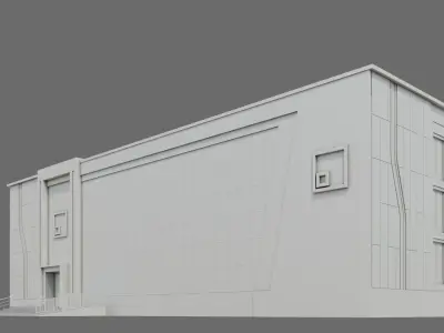 Office Building ID012 3D model