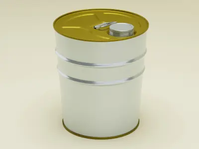 Lubricant Oil Can 3D model