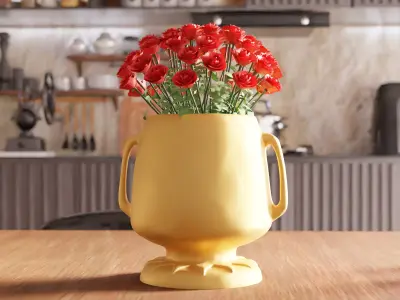 Ancient Style Vase STL File - 103 3D print model