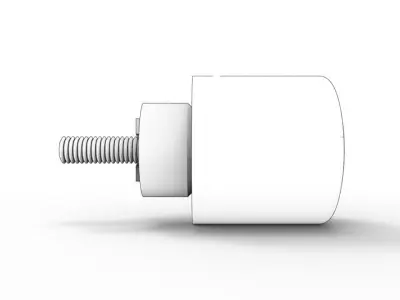 Motorcycle Bar End Weight 3D model