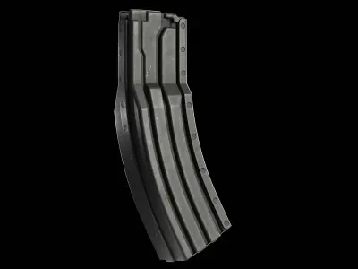 Surefire 60 Rounds AR-15 Stanag Magazine Low-poly 3D model