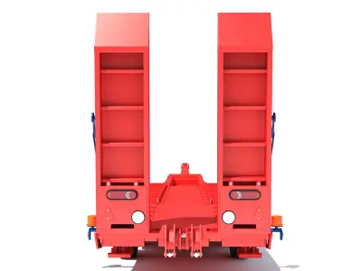 Platform Trailer 3D model from CGTrader