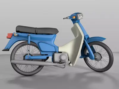 Honda Econo 90 3D model