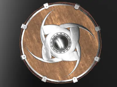 Shield Free low-poly 3D model purchase