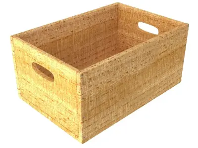 Wooden Box 3D model purchase