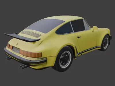Porsche 911 Turbo 930 3D model