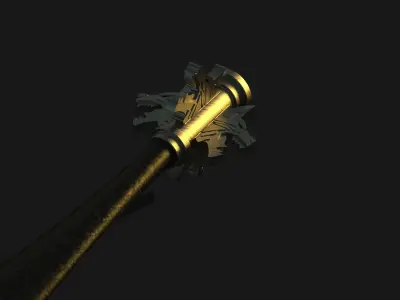 Sword - Arondite from The Witcher 3 Wild Hunt 3D model 3D model