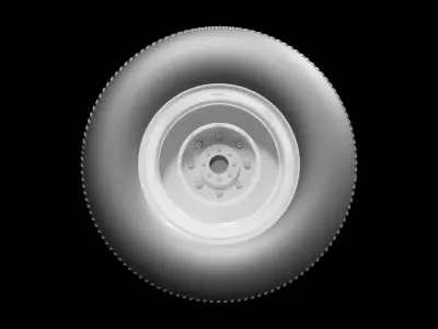 Heavy Truck Tire 3D Model  3D model