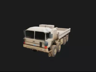 MAN HX77 8x8 Military Truck 3D Model 3D model