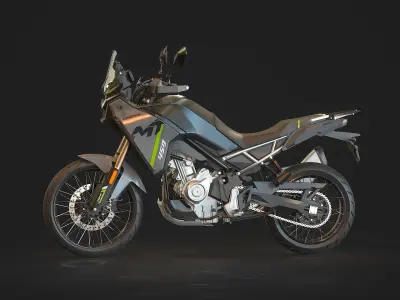 Base model  CF Moto 450 2024 3D model